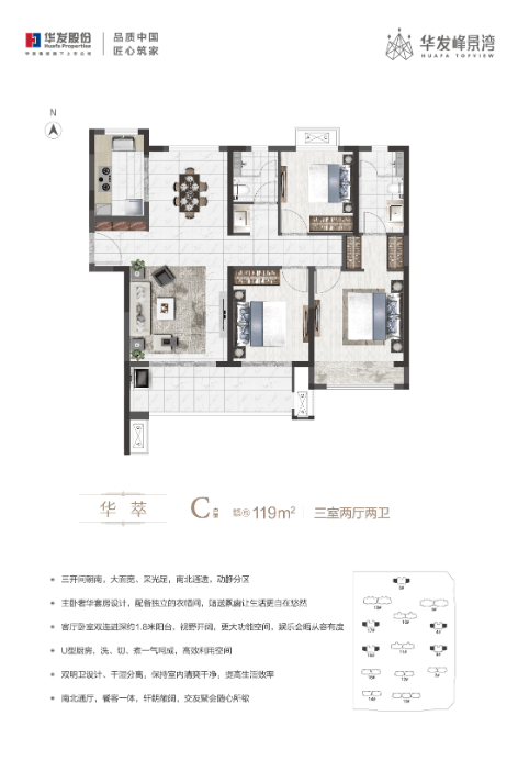 中心【华发峰景湾】最新房价_楼盘详情PG麻将胡了2试玩华发峰景湾楼盘销售(图6)