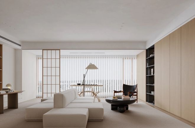 户型日式装修公司麻将胡了app小(图4)