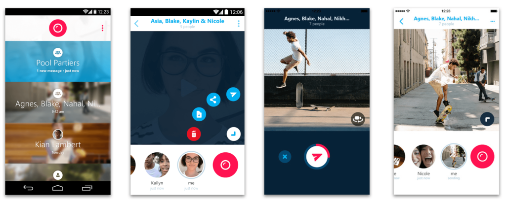 Skype Qik App Android Iphone